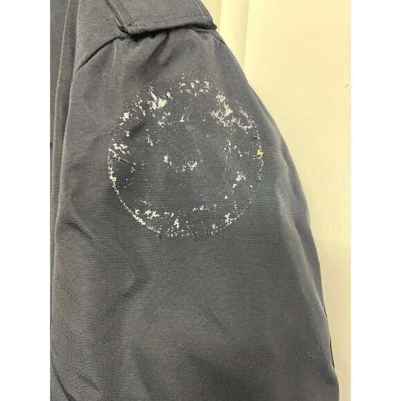 VTG Blauer Men's 44R Navy Blue Coat Weather Resistant Police Law Enforcement - Picture 4 of 5